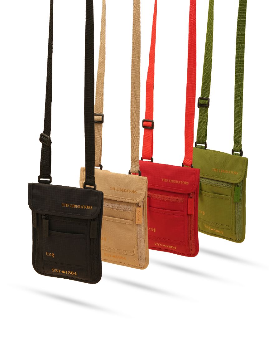 crossbody travel document bag Multifunctional RFID Crossbody Travel Bag